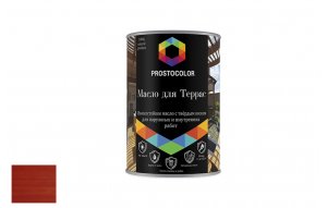 PROSTOCOLOR масло для террас махагон 0,75л ***