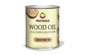 PROSTOCOLOR масло льняное для дерева "WOOD OIL" 2,2л (оксидированное)