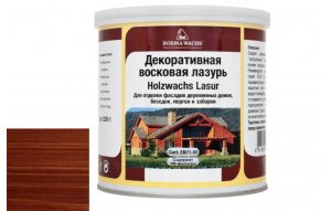 Декоративное восковое покрытие Holzwachs Lasur цв. 62 махагон, 750мл